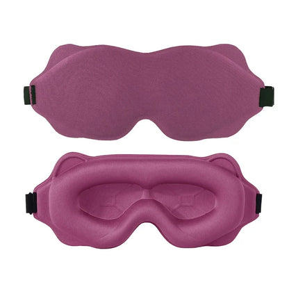 Sleep Eye Mask Weighted for Side Sleeper Men Women 3D Contoured Sleeping Mask