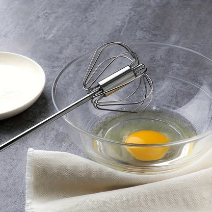 Stainless Steel Egg Beater Durable Semi-Automatic Mixer
