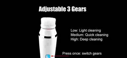 4 in 1 Electric Facial Cleansing Brush Sonic Skin Care