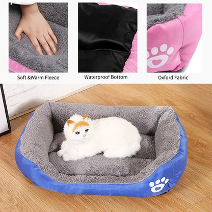 Soft Square Large Dog Sofa Elastic House Cushion