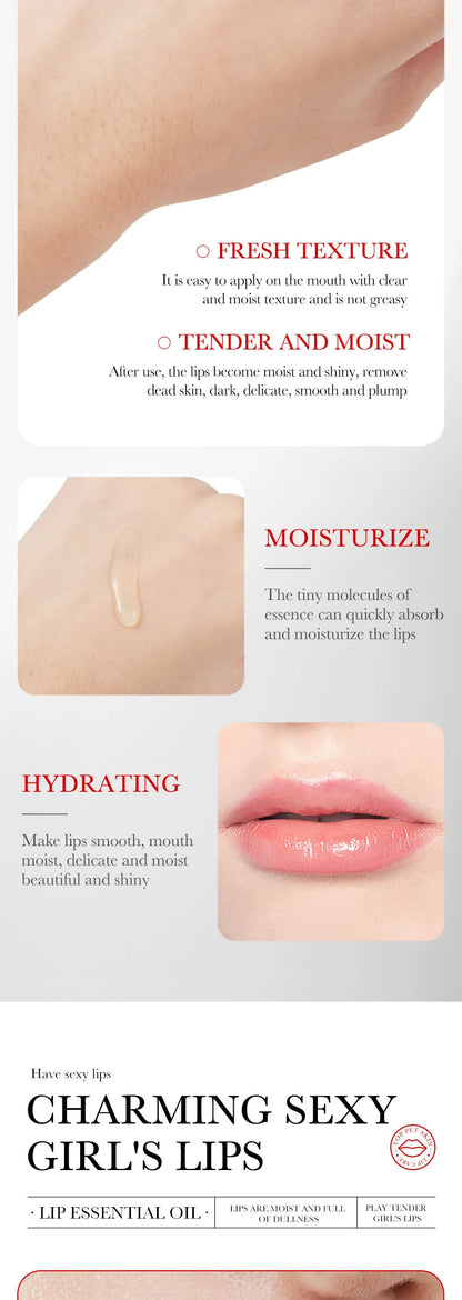 Lip Booster Plumping Serum Oil Hyaluronic Acid Moisturising