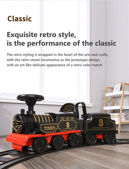 Kids Train Riding Toy Ailway Classical Electric Model