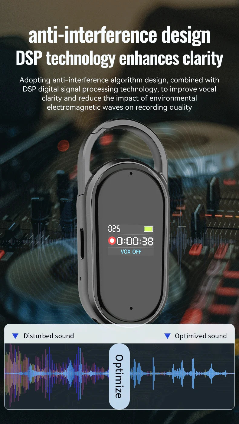 AI Voice Recorder Dictaphone with Real-Time Transcription