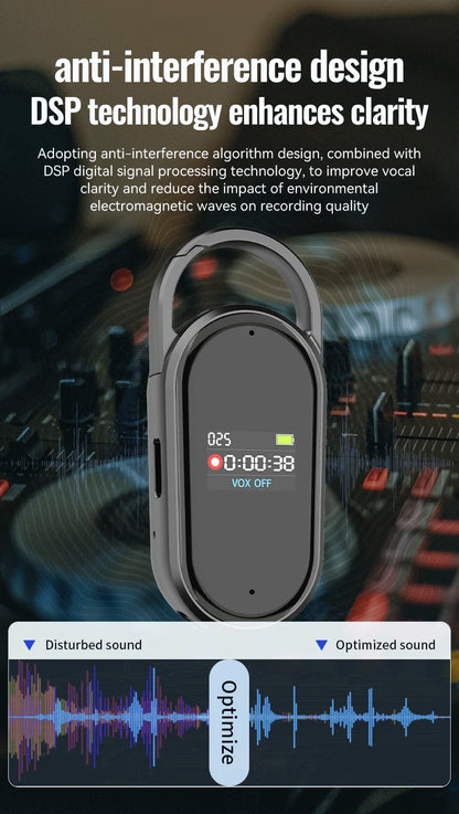 AI Voice Recorder Dictaphone with Real-Time Transcription