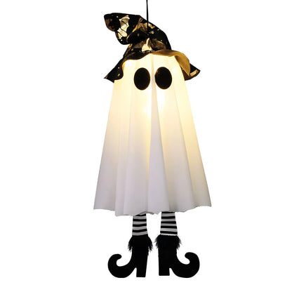Halloween LED Light Up Witch Ghost Hanging Horror Ornaments