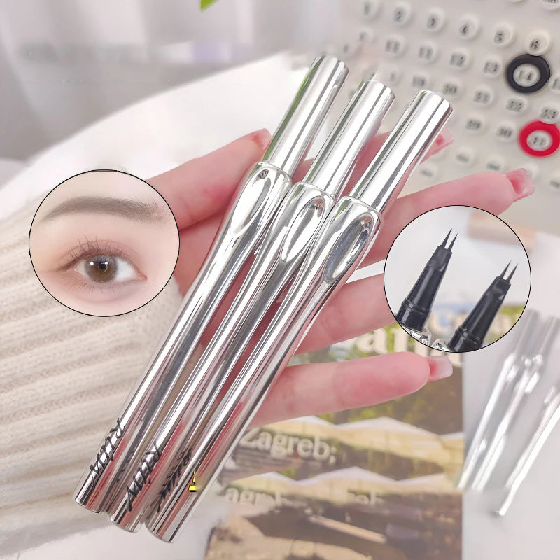2 Forks Tip Liquid Eyebrow Pen All Day Wear Waterproof