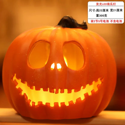 1Pc Decorative Pumpkin Halloween Props Lantern