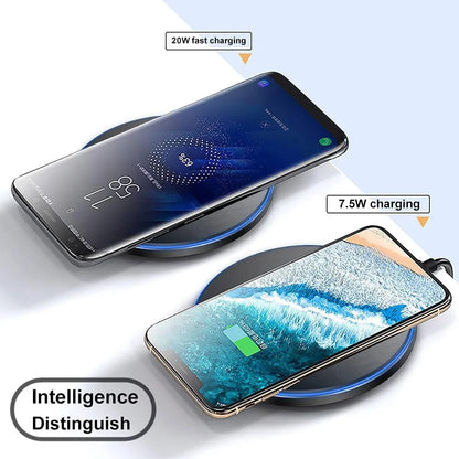 30W Wireless Charger Pad Phone Chargers Induction Fast Charging