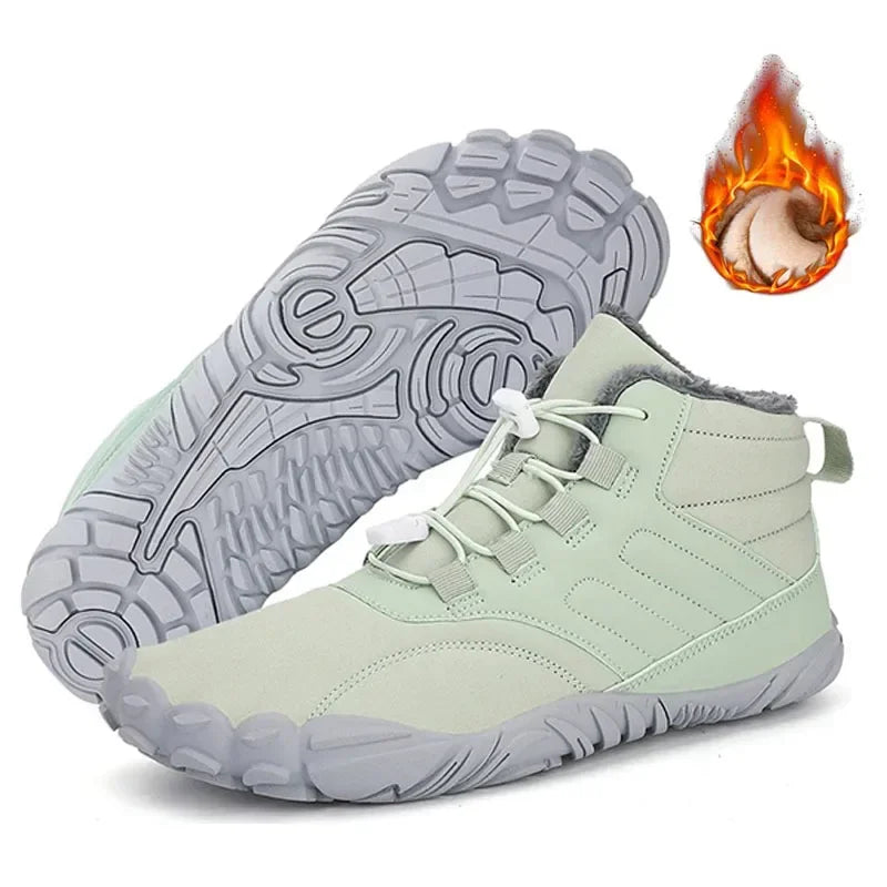 Men Plush Winter Boots Shoes Women Waterproof Snow Cotton Boots
