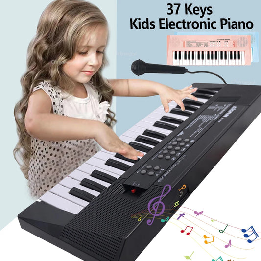 37 Keys Electronic Piano Keyboards with Microphone