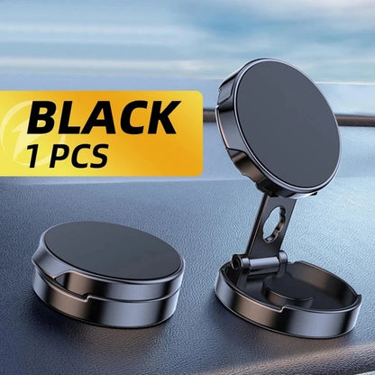 Round Folding Magnetic Car Holder 360 Degree Rotatable Bracket