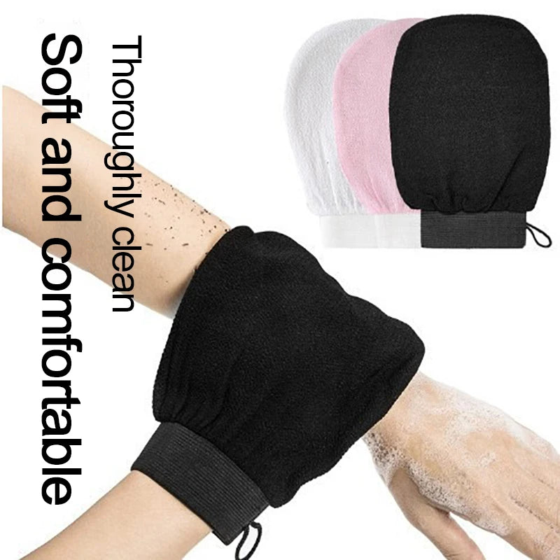 Exfoliating Gloves Dead Skin Scrubber Shower Gloves Bath Towel