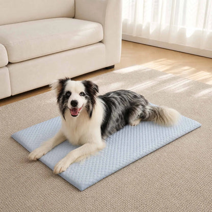 New Summer Ice Silk Cooling Pet Mat Thick Breathable Bed