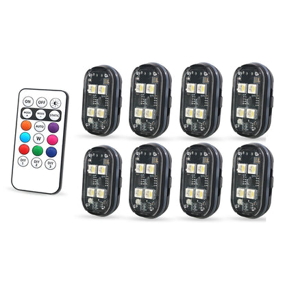 Wireless LED Strobe Lights Car Decor Atmosphere Light