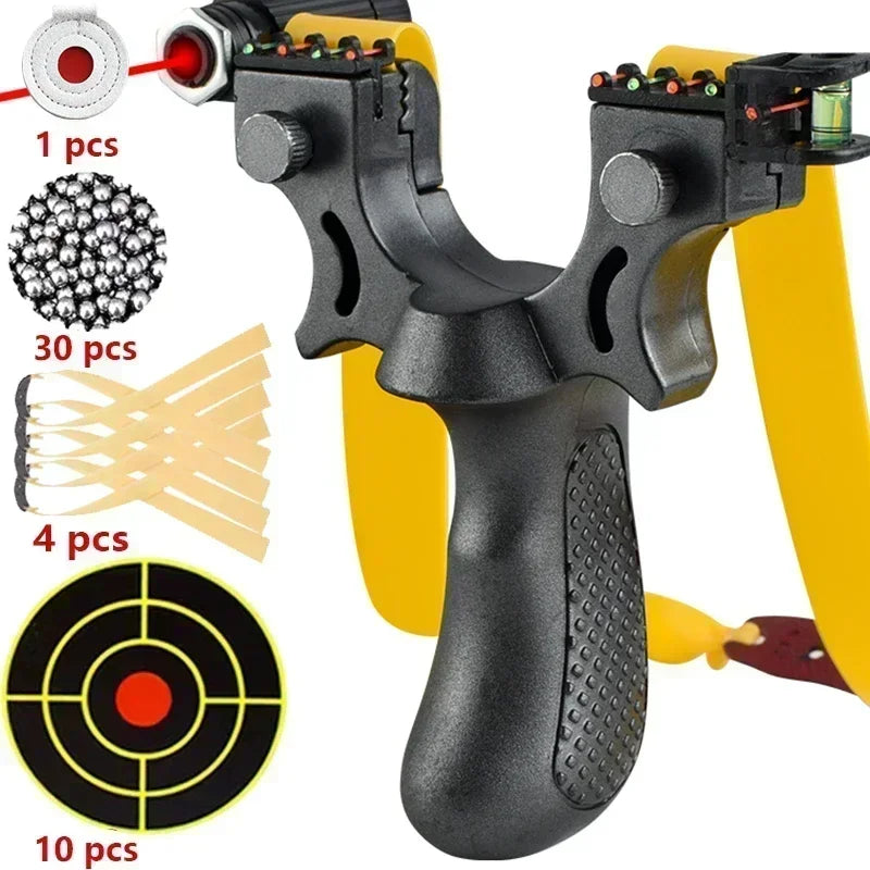Laser Pointing Slingsshot 10 Style Precision Aiming Slingshot
