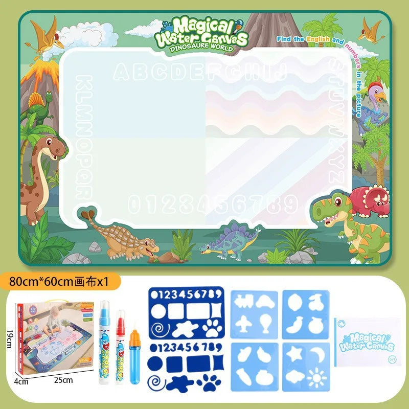 Magic Water Drawing Mat with Reusable Magic Pens