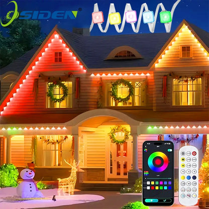 LED Permanent Outdoor Lights IP65 Waterproof RGBIC Eave Lights