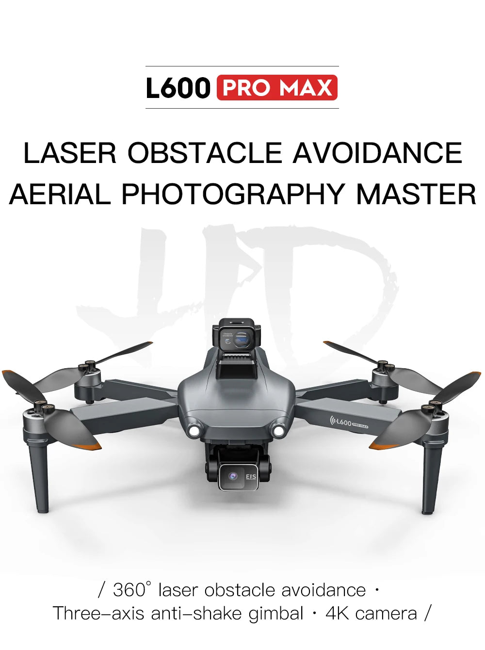 New L600 PRO MAX/PRO GPS Drone 5KM 4K Professional