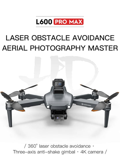 New L600 PRO MAX/PRO GPS Drone 5KM 4K Professional