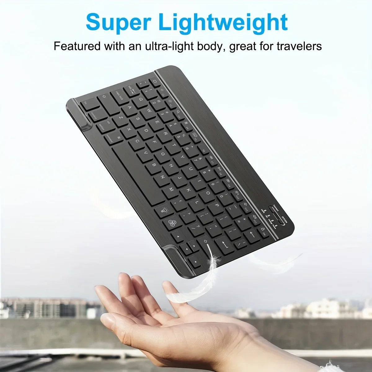 Ultra-Slim Bluetooth-compatible Keyboard Portable Mini Wireless