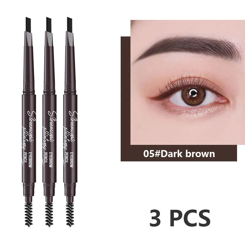 Eyebrow Pencil Waterproof Microblading Eyebrow Pen Marker Brow