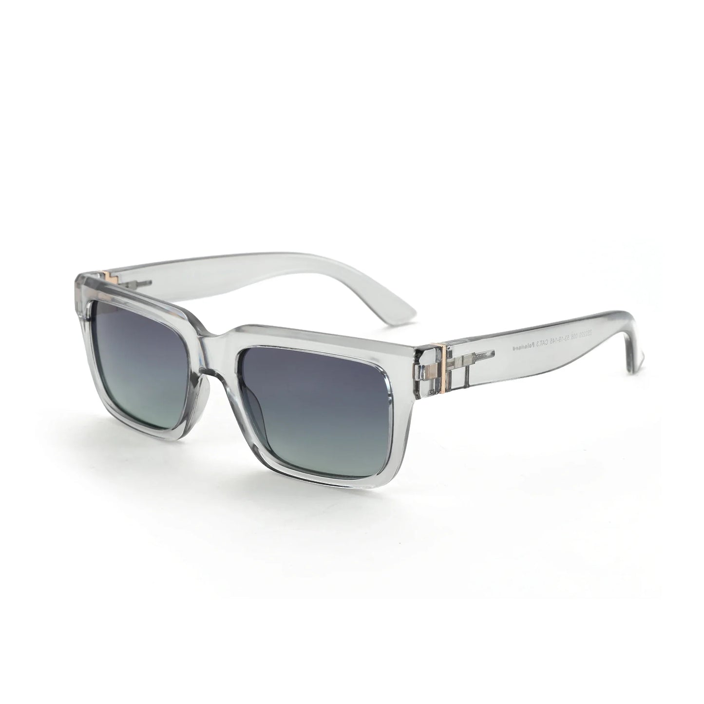 Retro Rectangle Sunglasses for Men Women Polarized