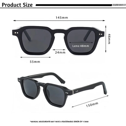 CATERSIDE Retro Polarized Sunglasses Men Travel Eyewear