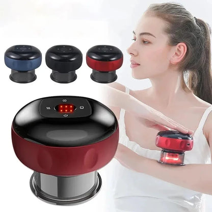 Intelligent vacuum cupping massager