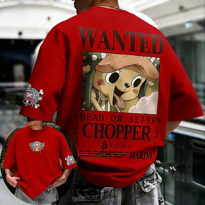 ONE PIECE Anime Chopper Joint Cotton T-shirt Summer