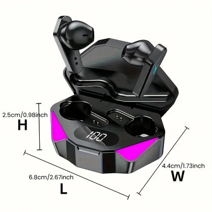 X15 TWS Wireless Bluetooth Headset LED Display Gamer