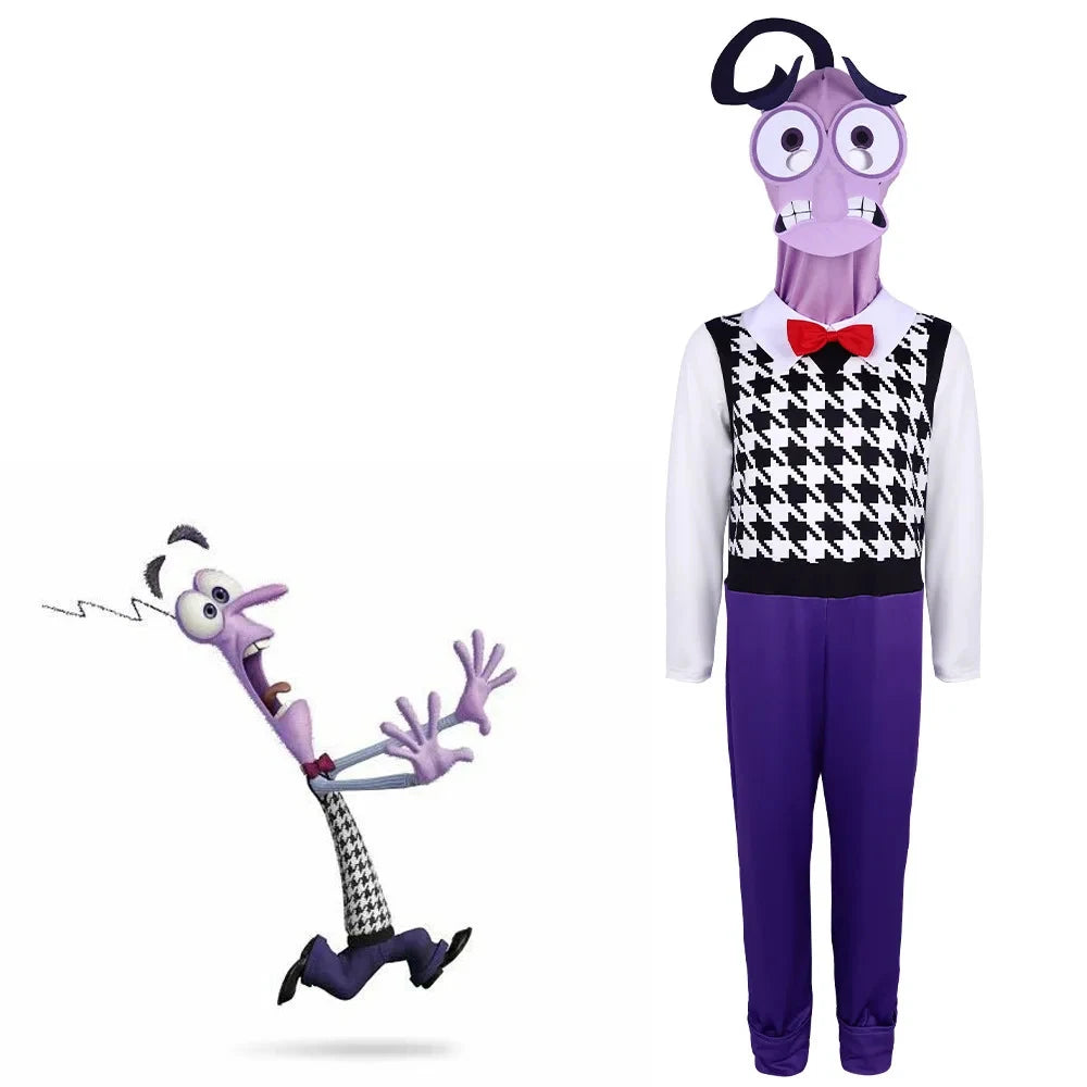 Anime Movie Inside Out Joy Cospaly Costume Disgust