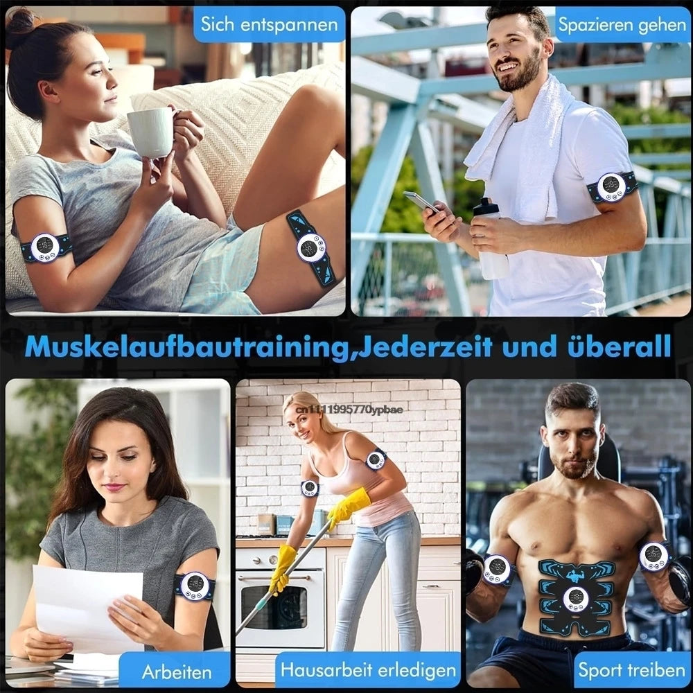 Wireless EMS Abdominal Stimulator 8 Pack Abs Muscle Toner