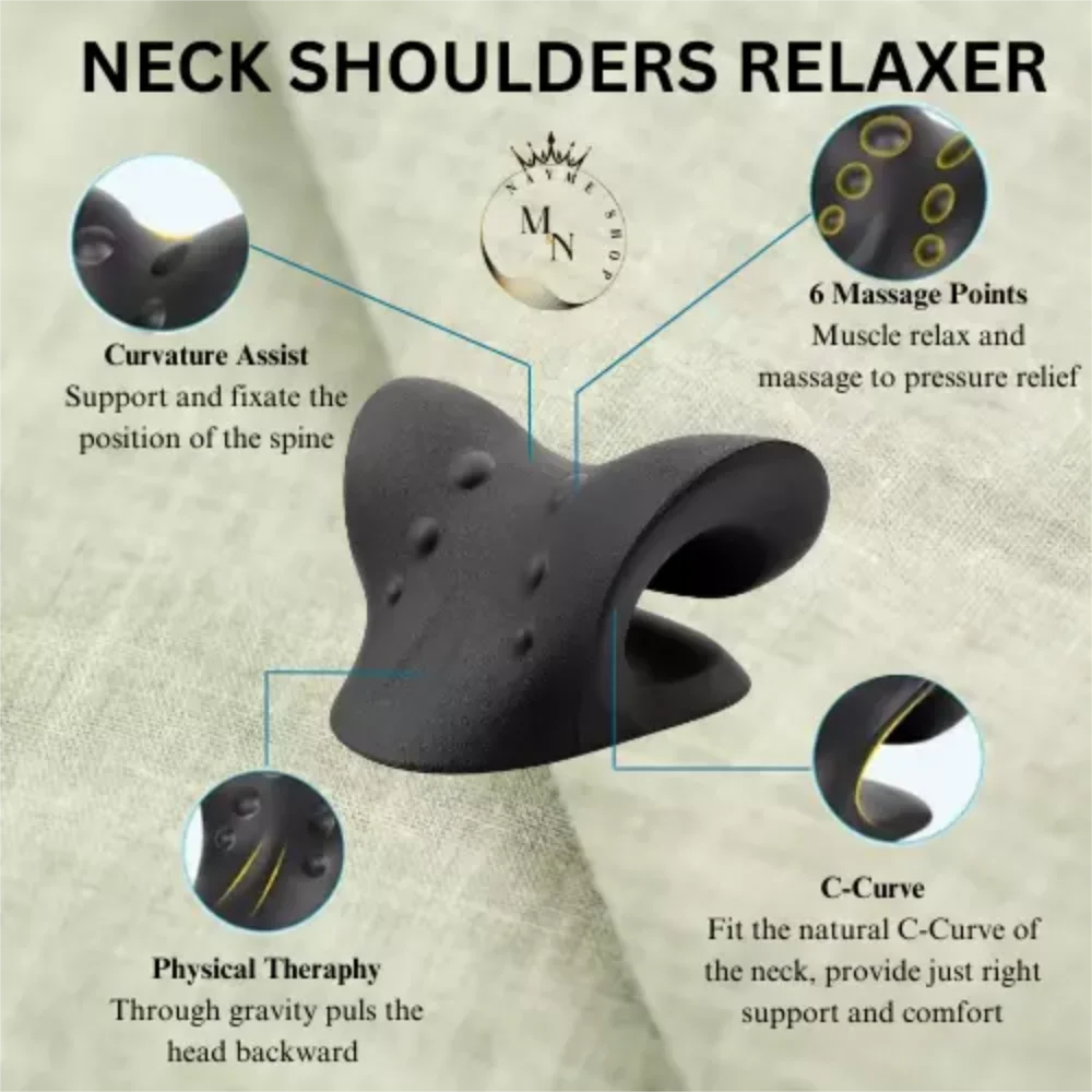 Neck And Shoulder Relaxer Cervical Chiropractic Traction Device