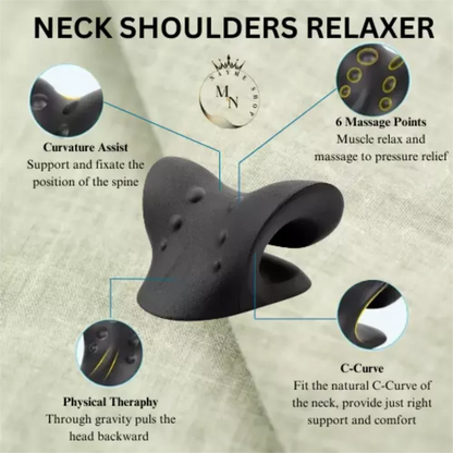 Neck And Shoulder Relaxer Cervical Chiropractic Traction Device