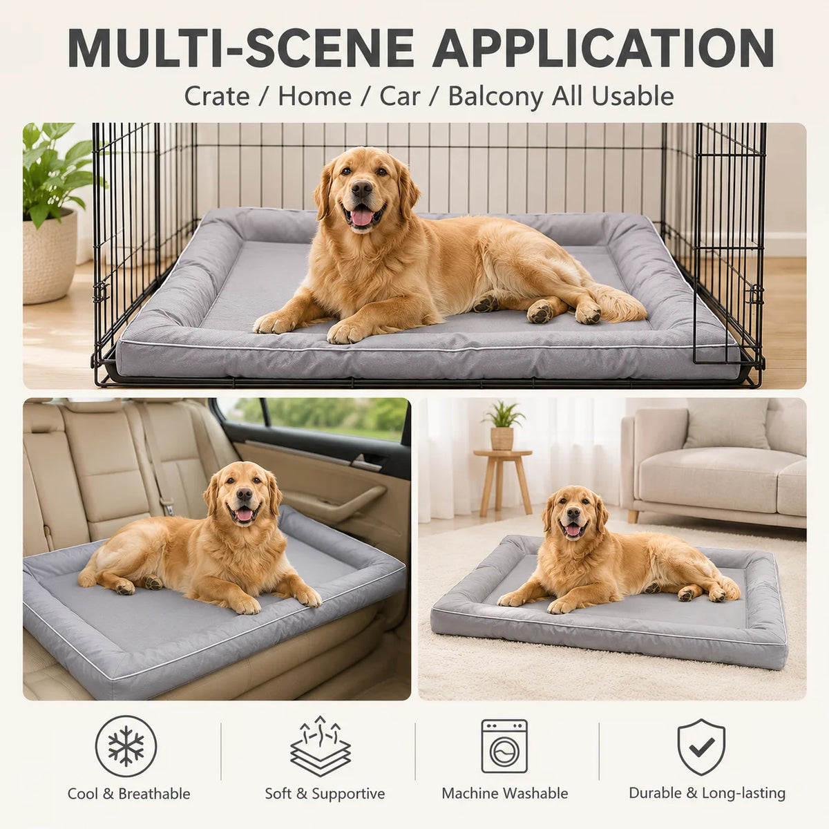 Chew Proof Large Dog Mat Waterproof Non Slip Thick All Seasons