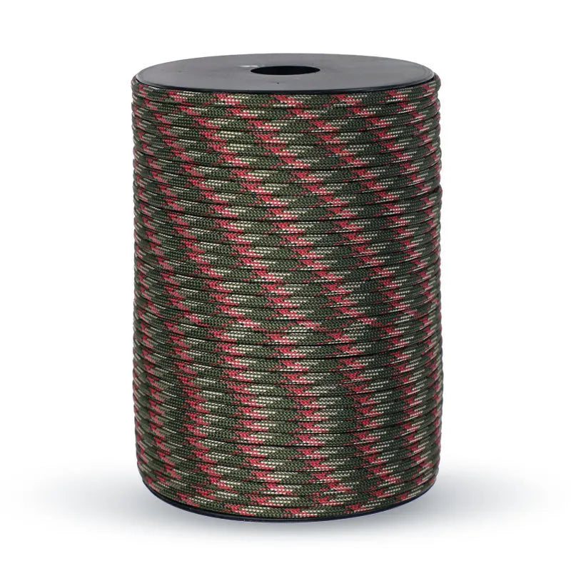 9 Core 650lb Paracord 100m Dia.4mm Military Standard