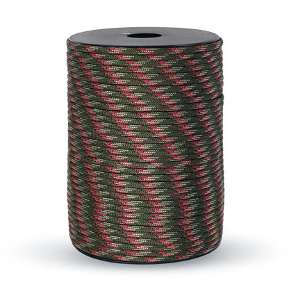 9 Core 650lb Paracord 100m Dia.4mm Military Standard