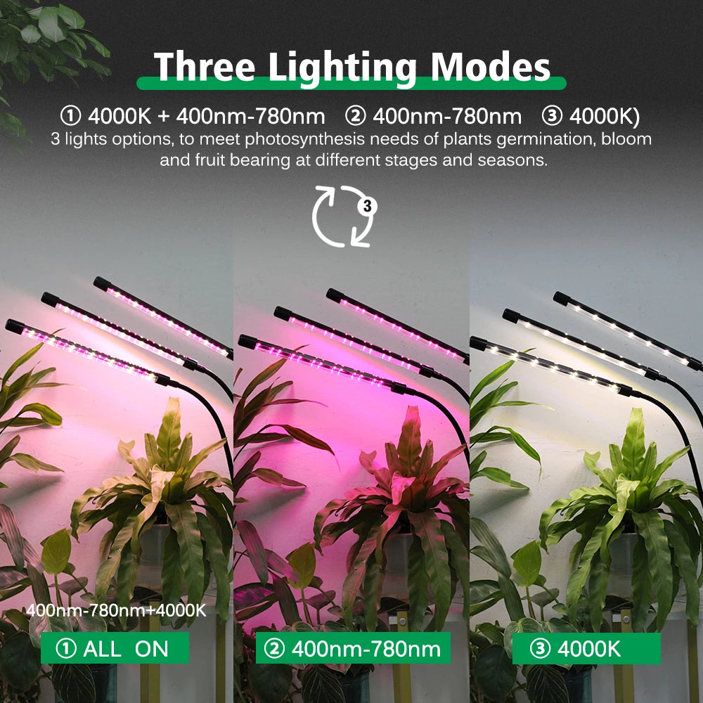 Clip-On LED Grow Light with Gooseneck