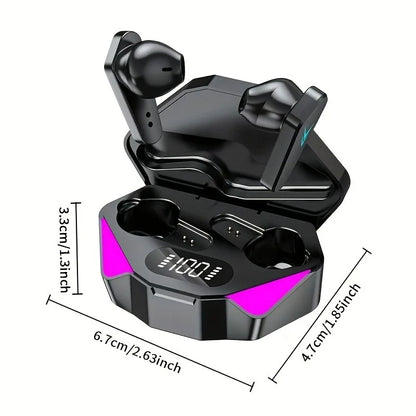 TWS Wireless Bluetooth Headset LED Display Gamer Earbuds
