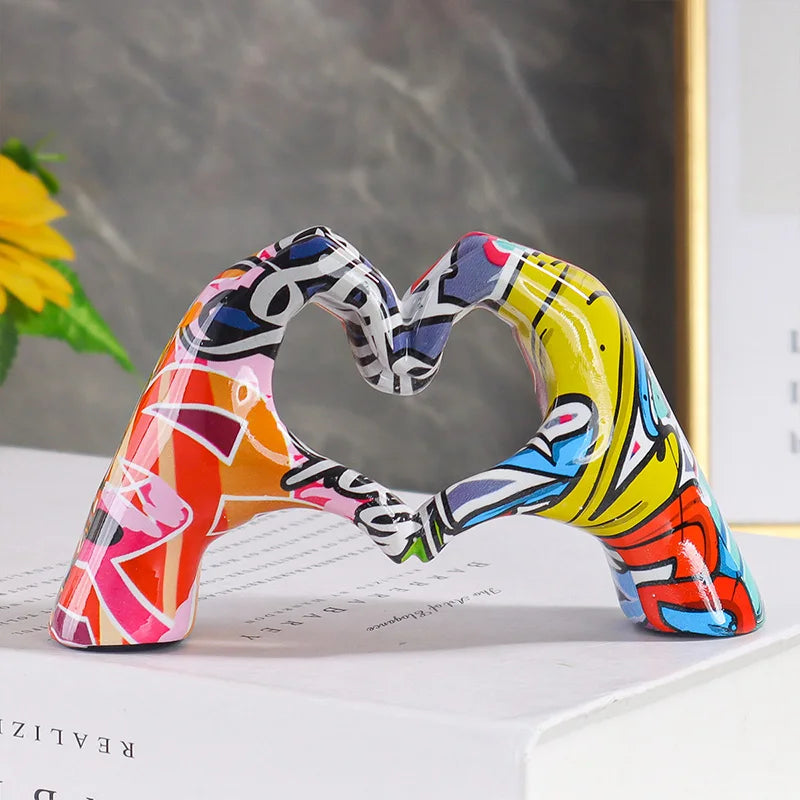 Water Transfer Small Love Gesture Sculpture