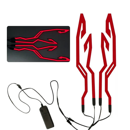 Waterproof LED Cold Light 4-in-1 Helmet Strip