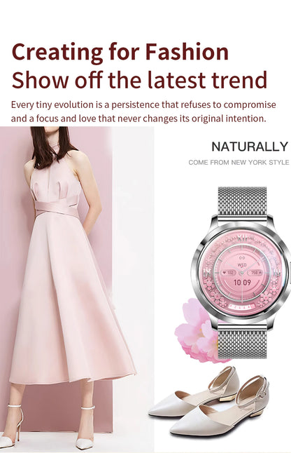 New Smart Watch For Women Gift 1.32 Inch Full Touch Screen