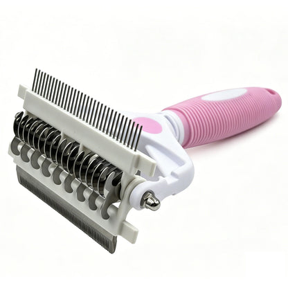 Pet Deshedding Brush 3 in 1 Cat Dog Hair Remover