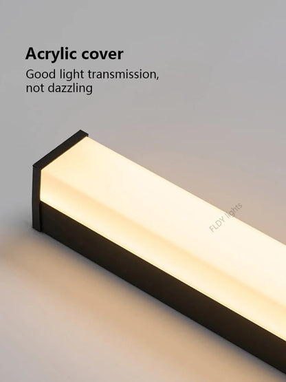 Modern Waterproof Outdoor Long Strip LED Wall Light