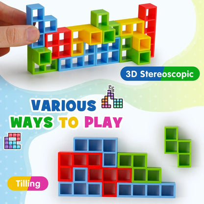 Puzzles Tetra Tower Fun Balance Stacking Building Board Game