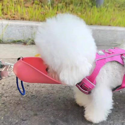 Leakproof Dog Travel Water Bottle Silicone Portable Pet Feeder
