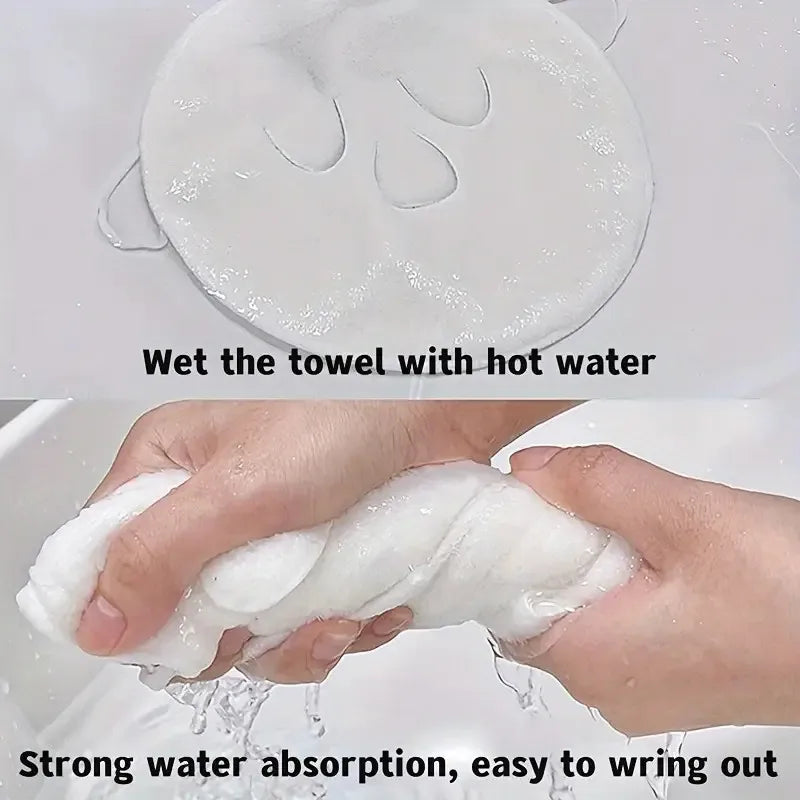 High Quality Reusable Cotton Hot Compress Towel