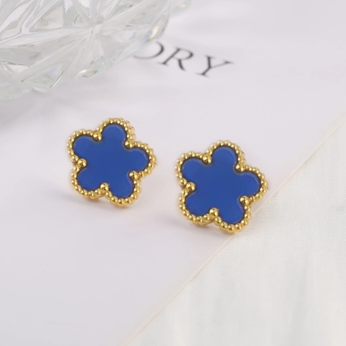 Stainless Steel Laser Five Leaf Flower Petal Adjustable Clover