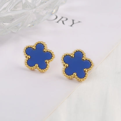 Stainless Steel Laser Five Leaf Flower Petal Adjustable Clover