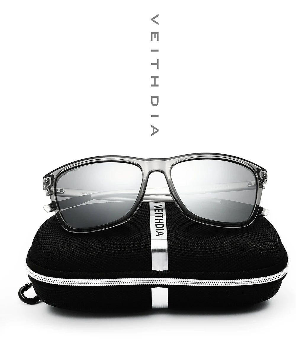 VEITHDIA Brand Sunglasses Unisex Retro Aluminum+TR90